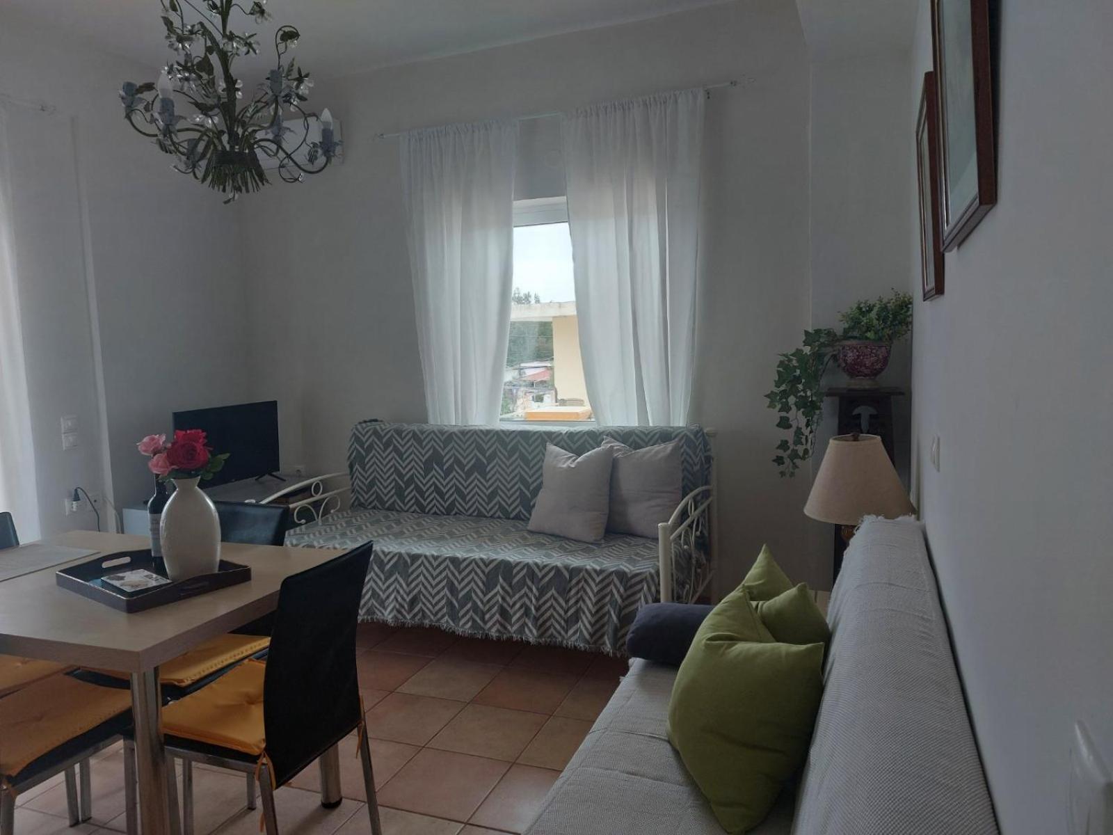 Foivos Seaside Apartments Agios Georgios  Rum bild